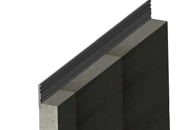 Plannelle de rive en fibrociment